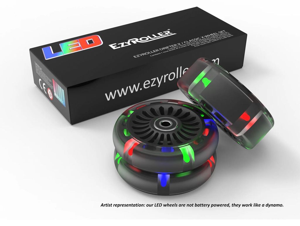 EzyRoller Classic X/Drifter X 3 in 1 Rollen Set (LED) Produktbild 