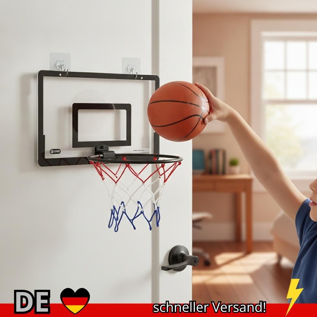 Mini-Basketballkorb für Kinder und Erwachsene Kleiner Basketballkorb den