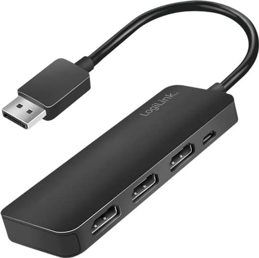 Adaptateur Triple Écran HDMI via DisplayPort 4K MST Logilink pour Bureau