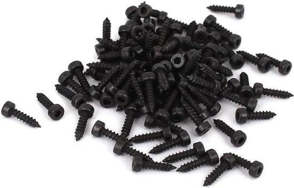 Vis tête hexagonale 2x8 mm en acier au carbone haute résistance, x100