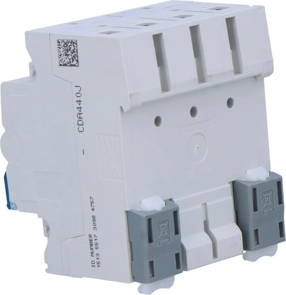 Interrupteur différentiel Hager CDA440J 4P 40A pour circuit Triphasé