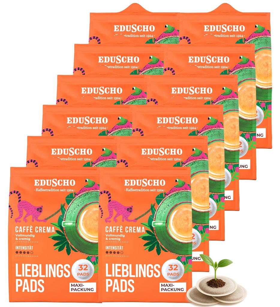 Eduscho Kaffeepads Vorratspack Maxi Packung, Lieblingspads Produktbild 