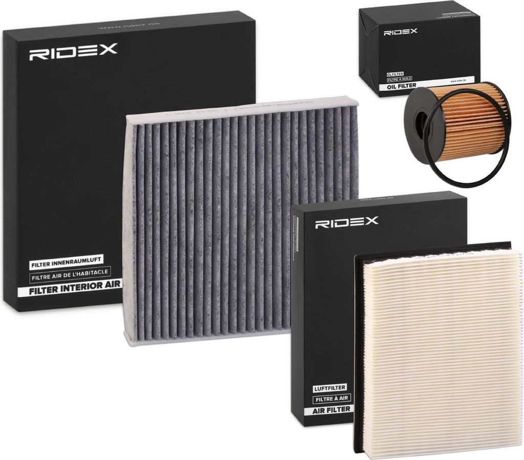 RIDEX Filterset Inspektionspaket Filtersatz für CITROËN XSARA (N1) XSARA Coupe (N0) XSARA Break (N2)