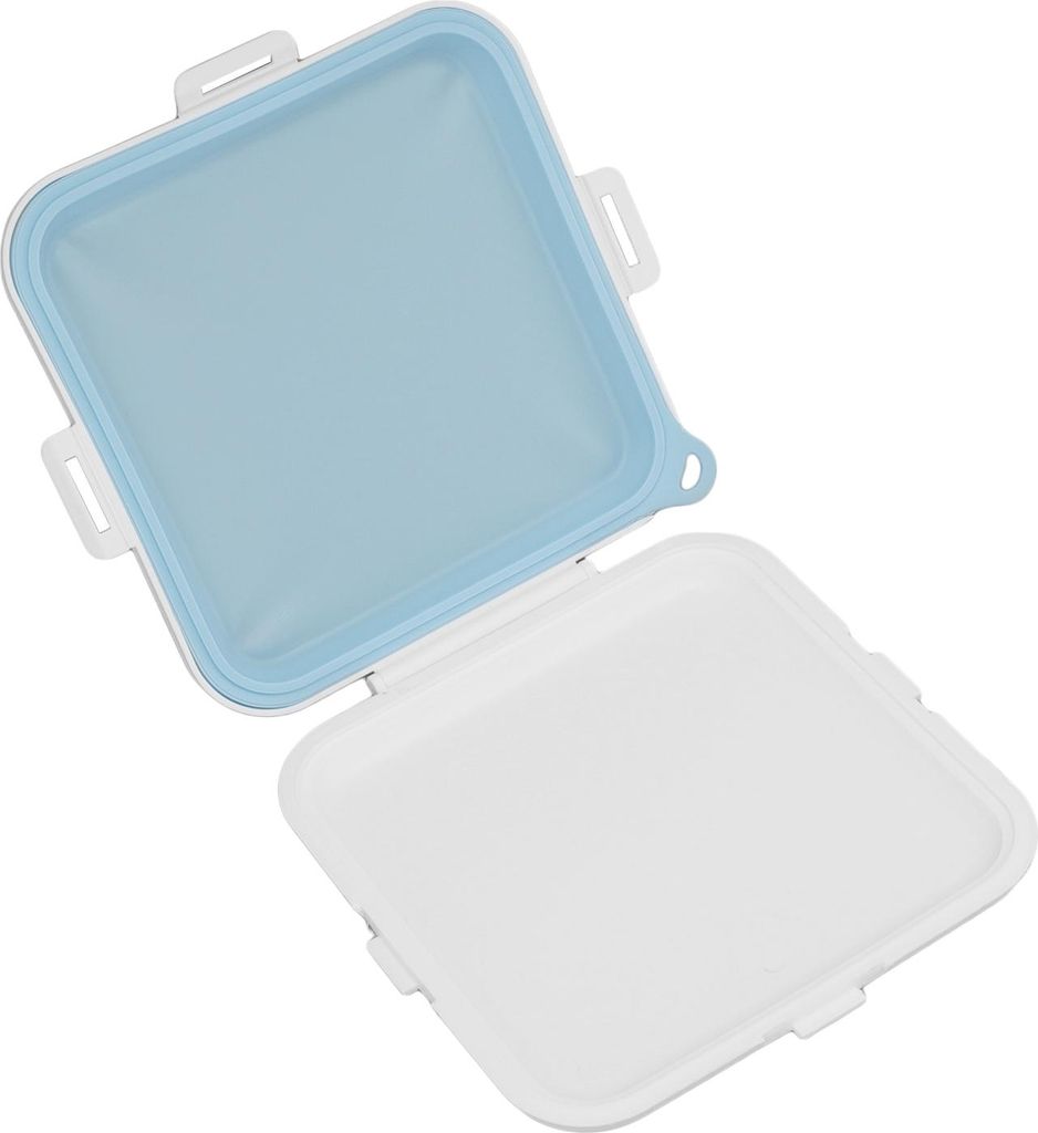 Sandwiches Storage Box Portable Sandwiches Container Lunch Box für Studenten Büroangestellte für Arbeit Picknick Outing Blau