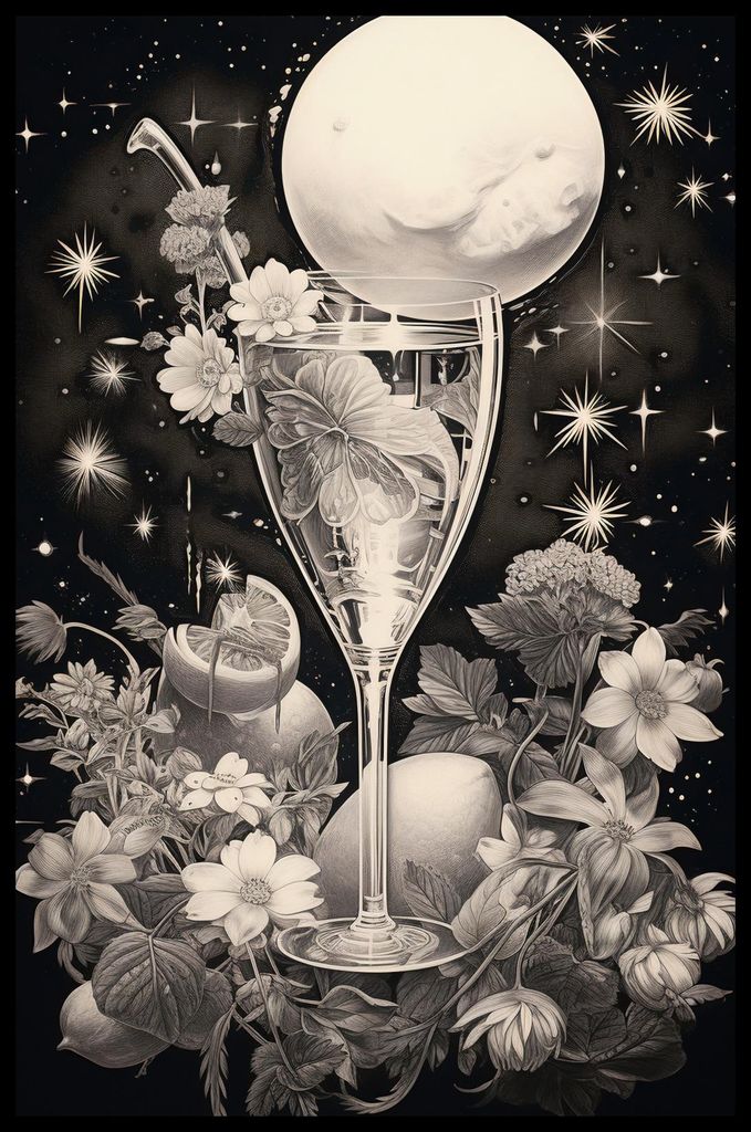 Plakat 53x81cm Kosmischer Elixier
