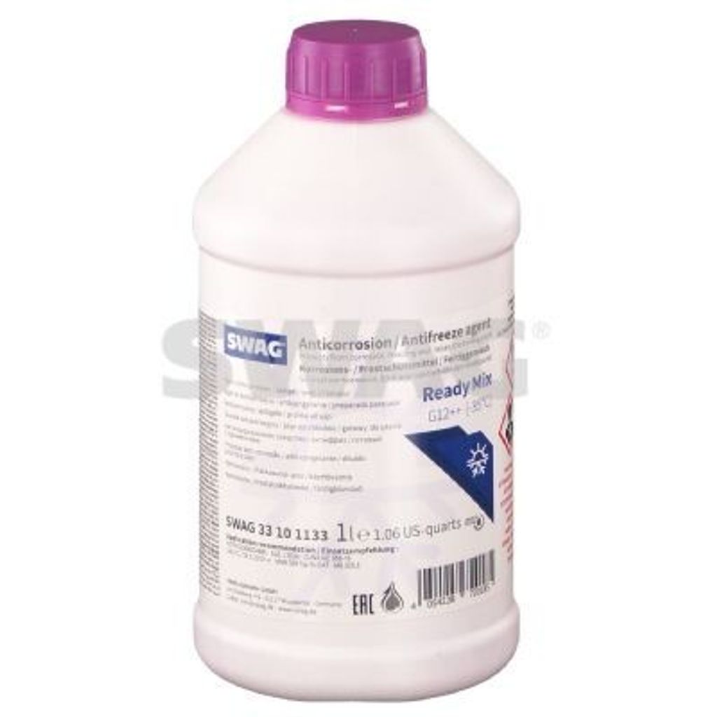 SWAG Kühlmittel Kühlerfrostschutz 1L Violett -35°C Antifreeze Fertigmischung G12++