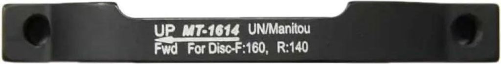 Msc Pm/is 160 Front 140 Hinterer Scheibenbremszangenadapter Für Fahrrad Schwarz 140-160 mm Schwarz 140-160 mm