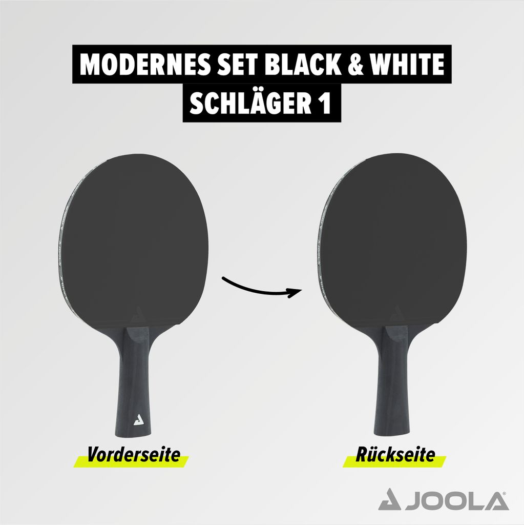 Zestaw do tenisa stołowego JOOLA Black & White - składający Zdjęcie produktu 3