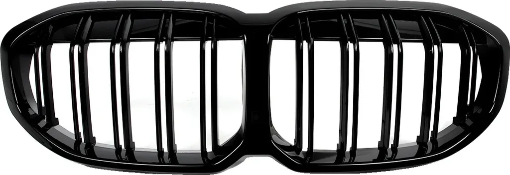 Grille de calandre centrale double pont noir laqué pour BMW F40