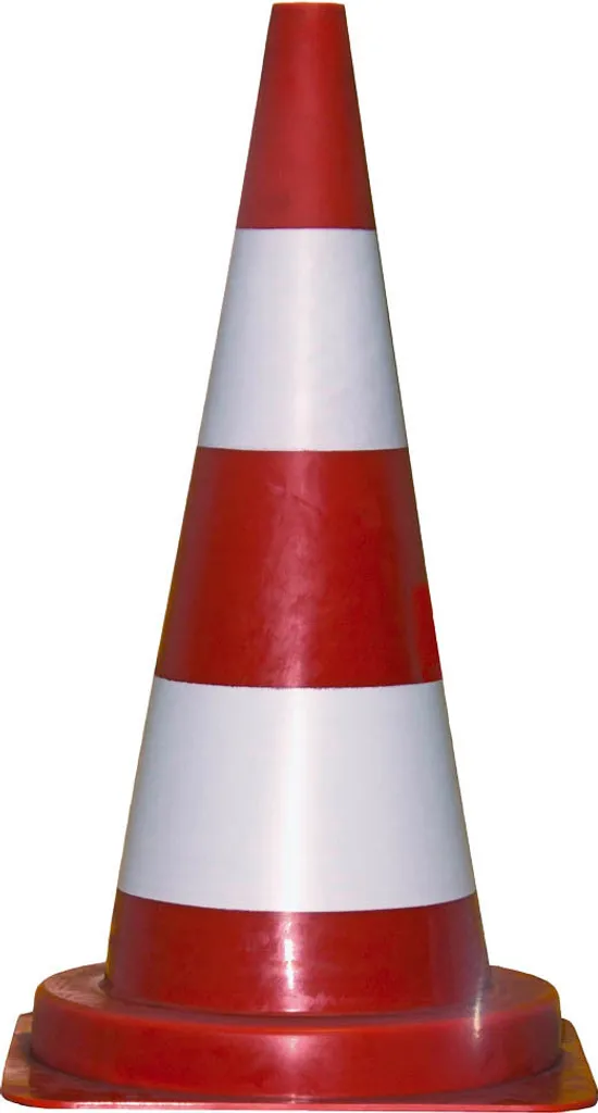 Cône de voirie 75 cm pour sécurisation de travaux et événements sportifs
