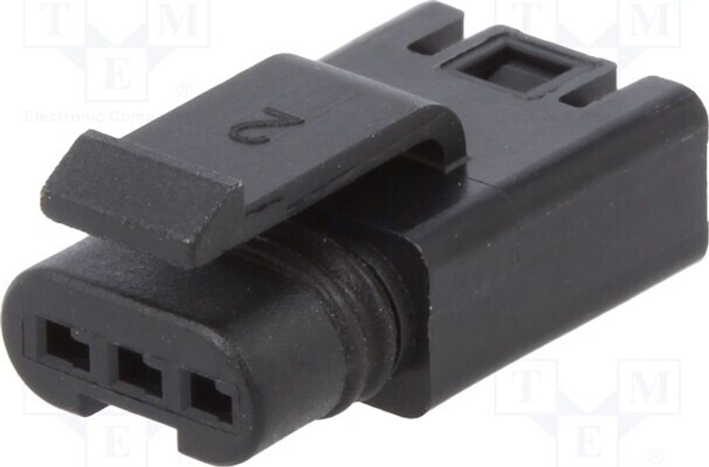 1x Stecker PIN: 2 Steckverbinder: Leitung-Leitung FLH weiblich FLH-S21-00 Steckverbi