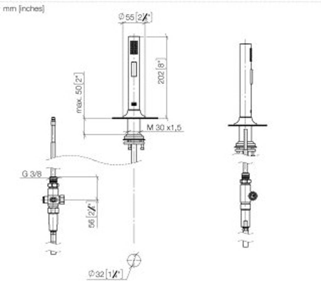 Dornbracht 27731809-19 Spülbrausegarnitur VAIA 27731809 Dark
