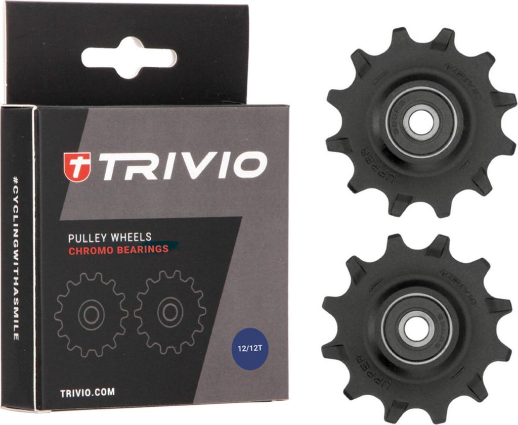 Trivio - Umwerferräder 12 12t Chromolager