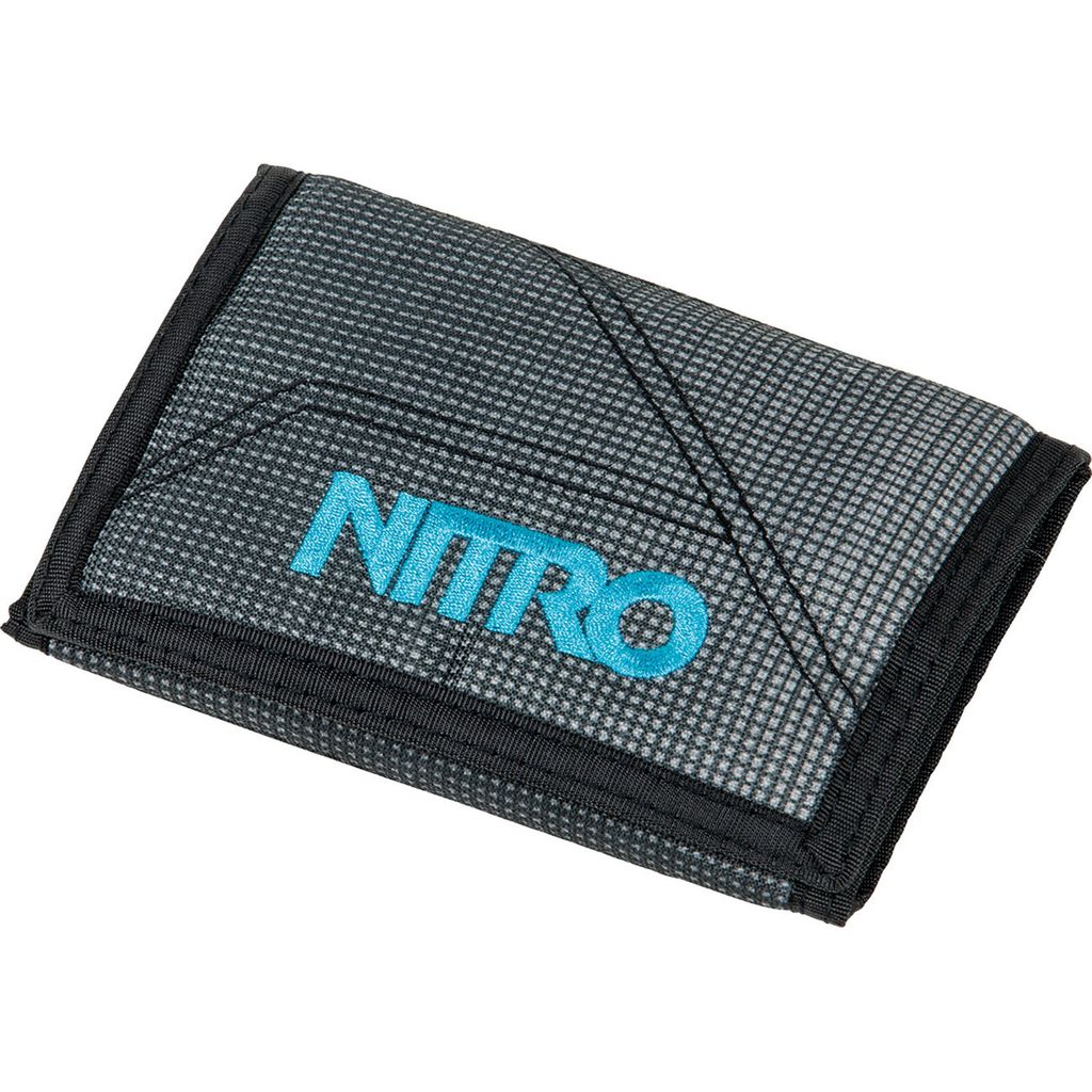 NITRO Geldbörse Daypacker Collection Wallet Blur - Blue Trims grau mehrfarbig