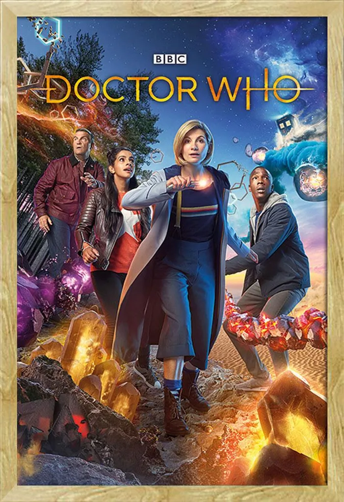 Doctor Who Poster Chaotic 61x91,5 cm + Cornice Shinsuke Faggio Acrilico