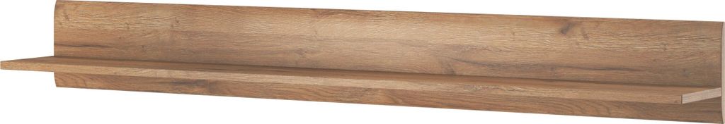 Furniture24 Hängeregal TULSA 02 Wandregal Wandboard 180 cm Grandson Eiche