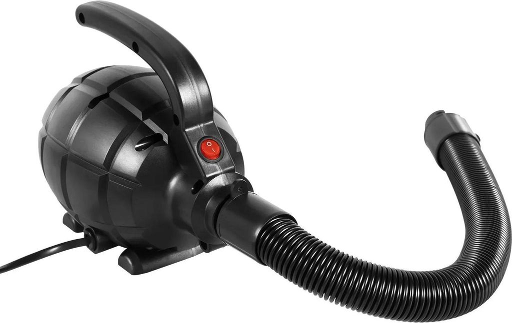 Elektrische Luftpumpe - 600 W für Yoga- und Gymnastikmatten - 220–240 V - Schnelles Aufpumpen, starker Luftstrom - ABS+PC - Schwarz