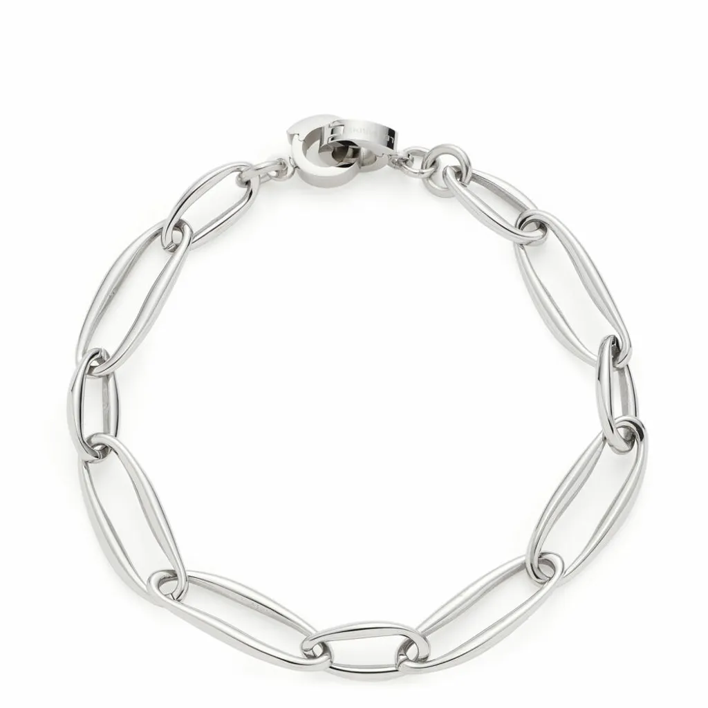 Bracelet Organico Leonardo Jewels 022057 argenté en acier inoxydable