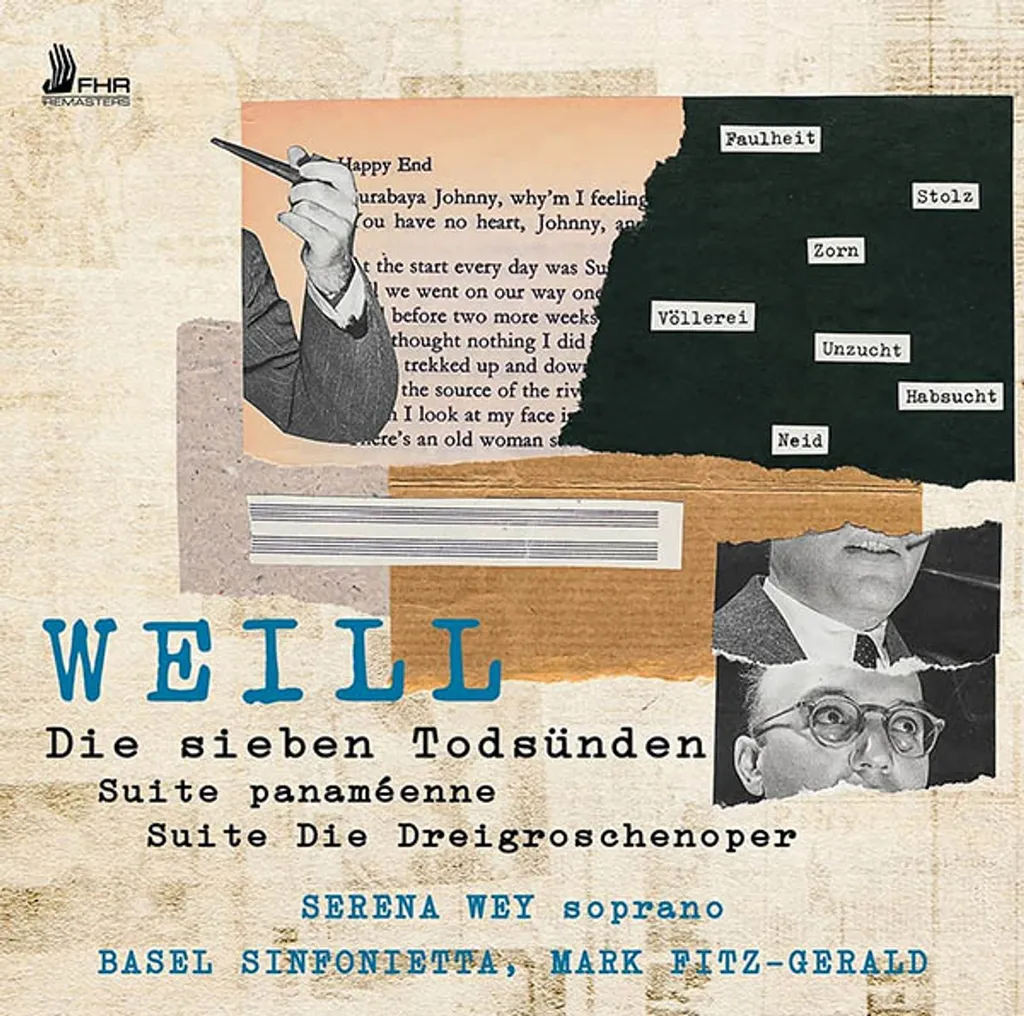 Album CD Kurt Weill Les Sept Péchés Capitaux - Musique de Collection