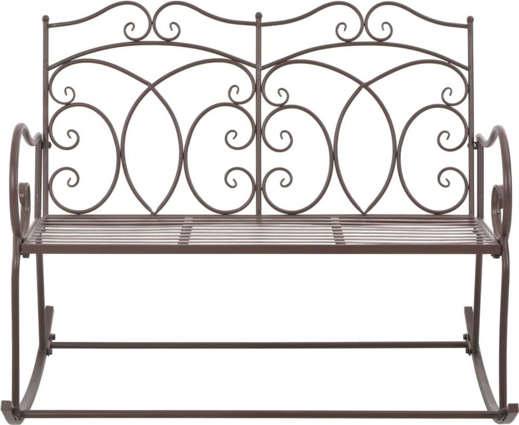 vidaXL Záhradná lavička 104 cm Iron Antique Brown Obrázok produktu 