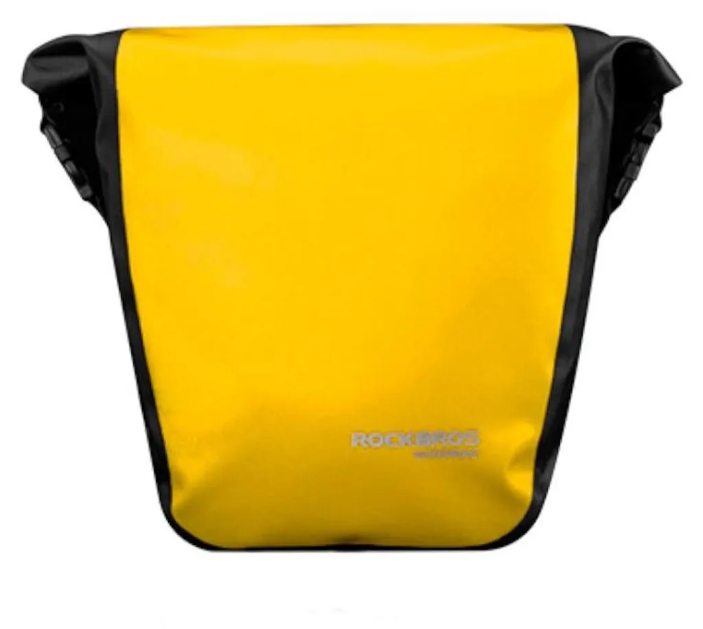 Sacoche Vélo Étanche 14L Rockbros Stormsack Jaune Haute Visibilité