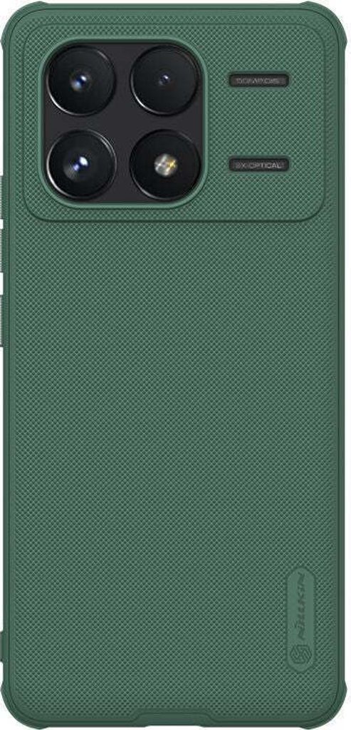 Handyhülle für Xiaomi POCO F6 Pro / Redmi K70 Pro / K70, Nillkin Super Frosted Shield Pro, Dunkelgrün