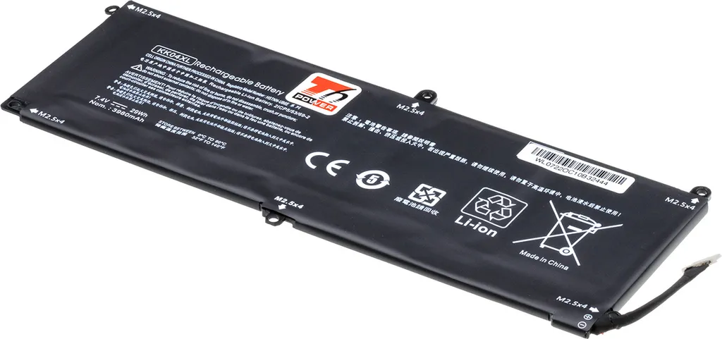 Ricambio Batteria HP Pro x2 612 G1 KK04029XL | 7.4V 3980mAh T6 Power