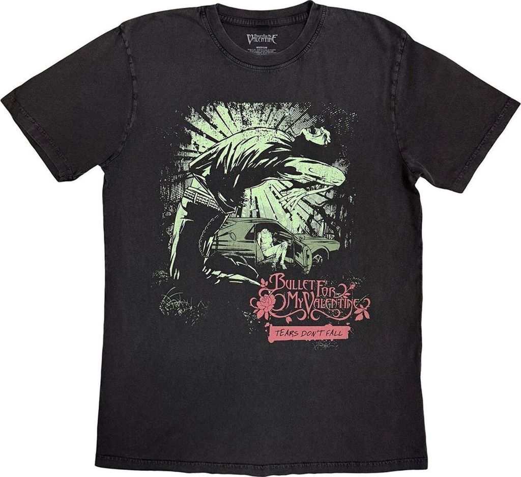 Bullet For My Valentine Tears Don't Fall Black L T-Shirt