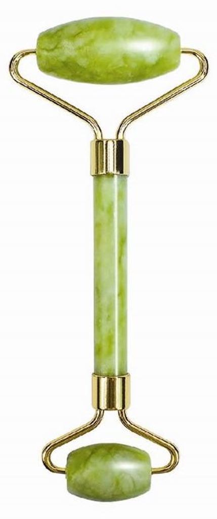 UNIQ Jade Roller Grüner Gesichtsroller für Gesichtsmassage und Hautpflege