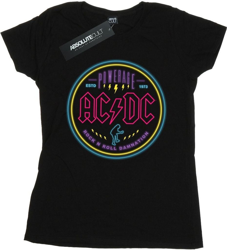 AC/DC - T-Shirt für Damen BI4486 (M) (Schwarz)