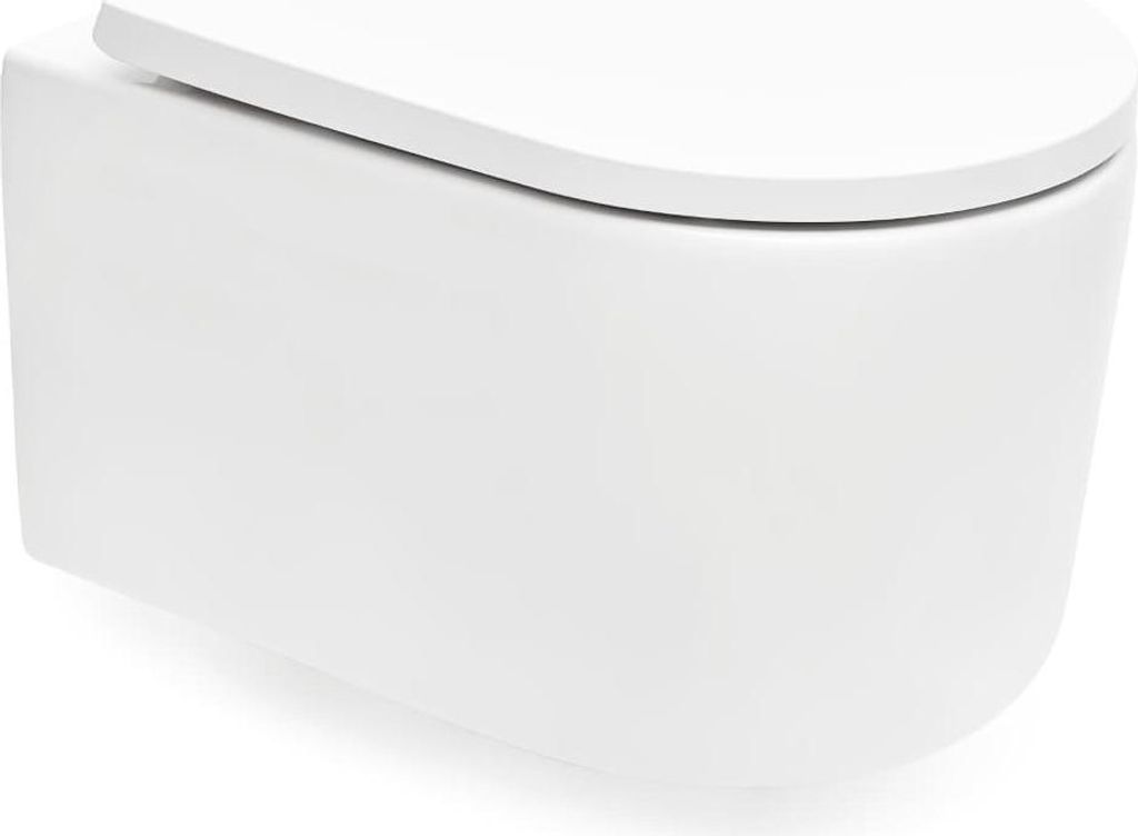 SAT Wand-WC mit Tornado-Spülung und WC-Sitz mit SoftClose, Produktbild 