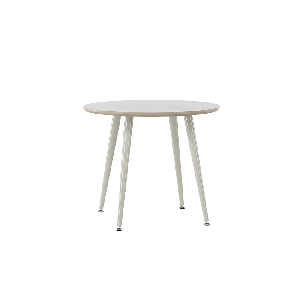 Table enfant ronde Plaza beige 60 cm pour cuisine ou salle à manger