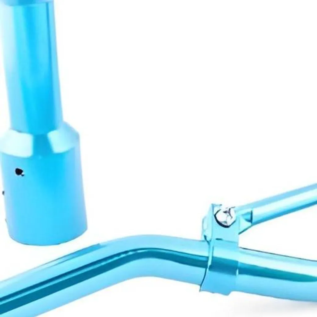 Guidon Cross pour Scooter Yamaha et MBK avec Fixation Bleue Kit de Tuning