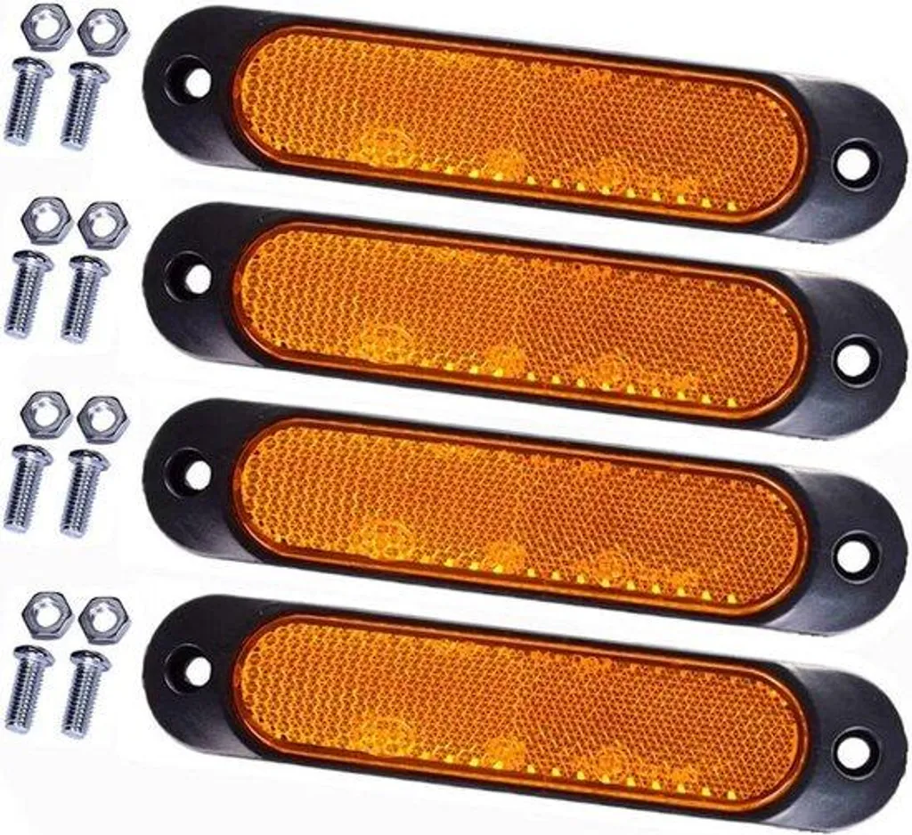 Feux de position LED orange pour balisage de caravane et remorque