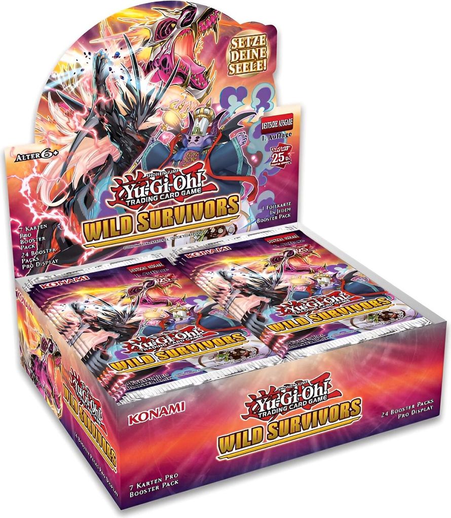 Konami Yu-Gi-Oh! Wild Survivors, Kartenspiel-Erweiterung, Produktbild 
