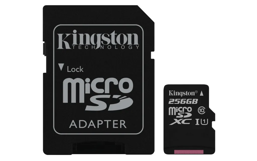 Carte MicroSD 256 Go Kingston Canvas Select pour Smartphone et Tablette - 4