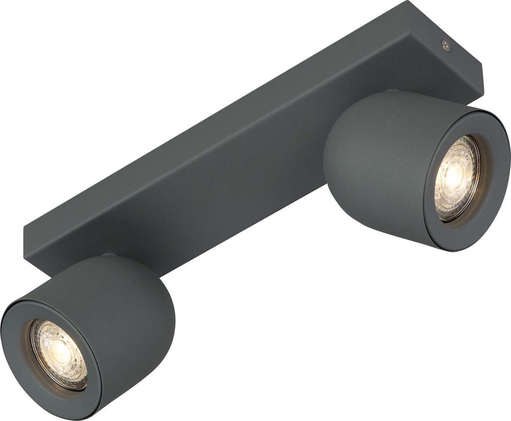 Böhmer Deckenstrahler 2xGU10 Struktur grau 42002
