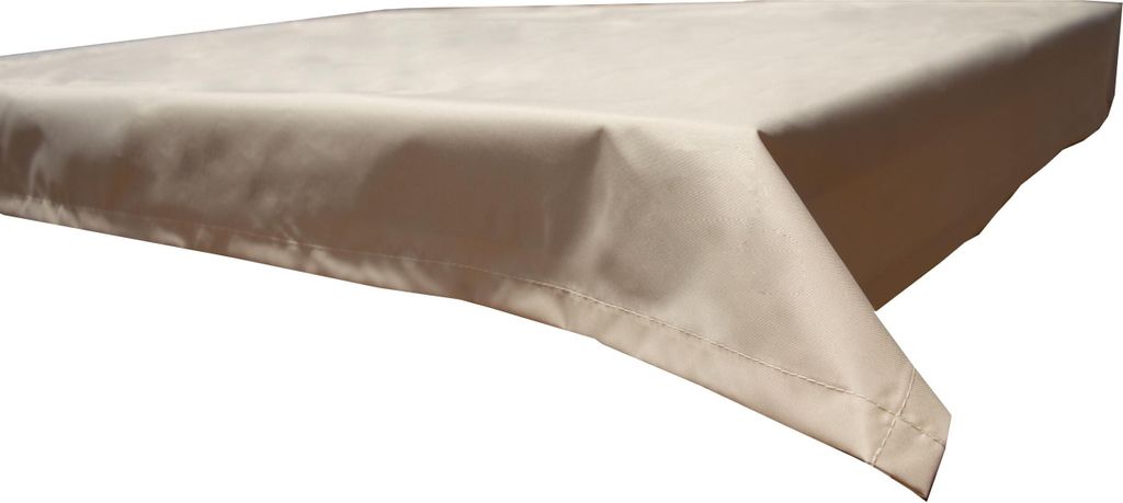 Tischdecke 130x230 cm wasserabweisend mit Windport ivory