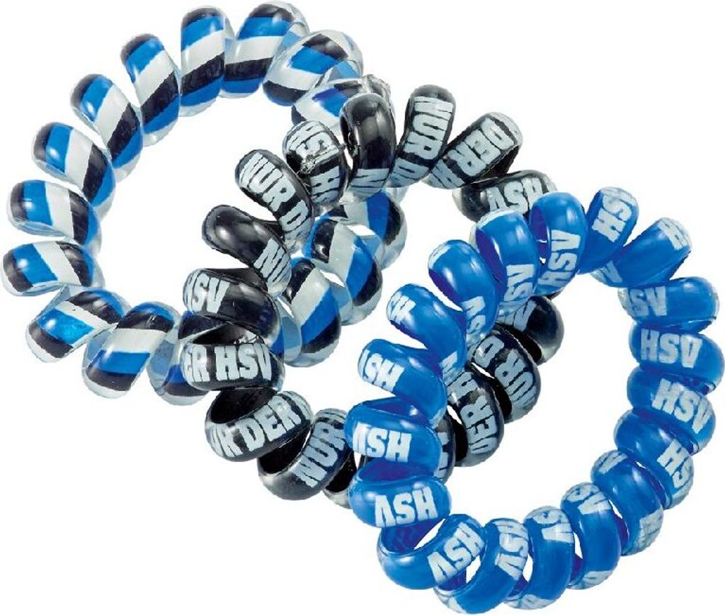 HSV Haarschmuck Haarbänder 3-er Set Hamburger SV Produktbild 