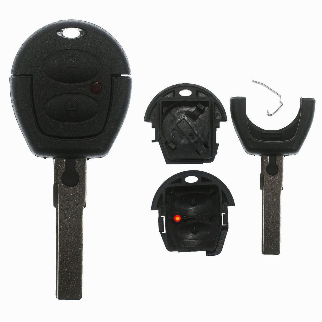 2x 3 Tasten Auto Schlüssel Klappschlüssel Gehäuse für Skoda