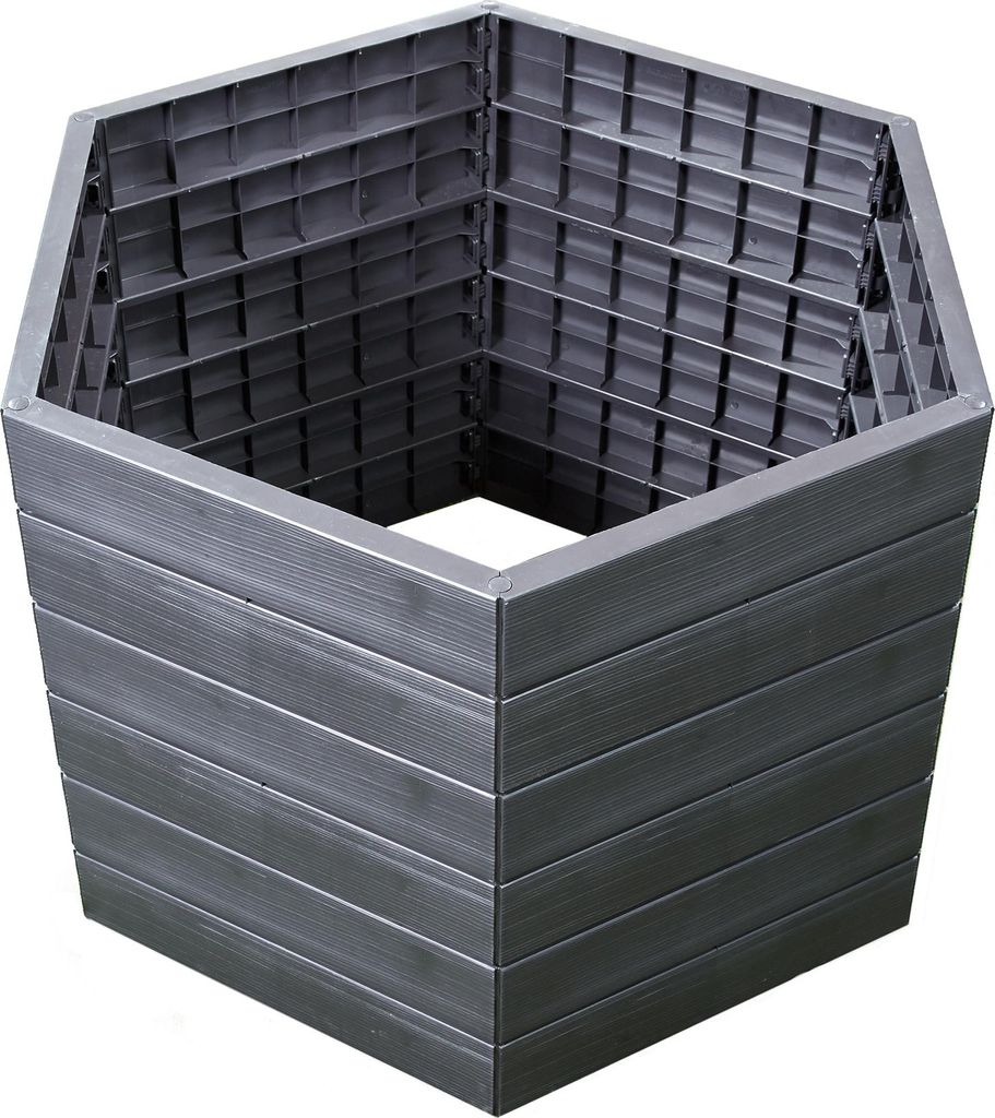 Garantia Ergo Hochbeet L75 Farbe wood, Größe 110x95 cm, Hähe 75 cm