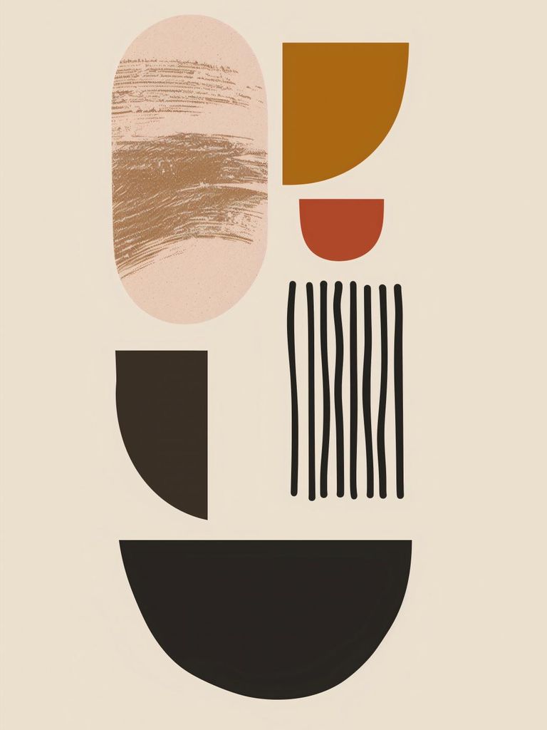 Plakat 15x20cm Textur und Pastell