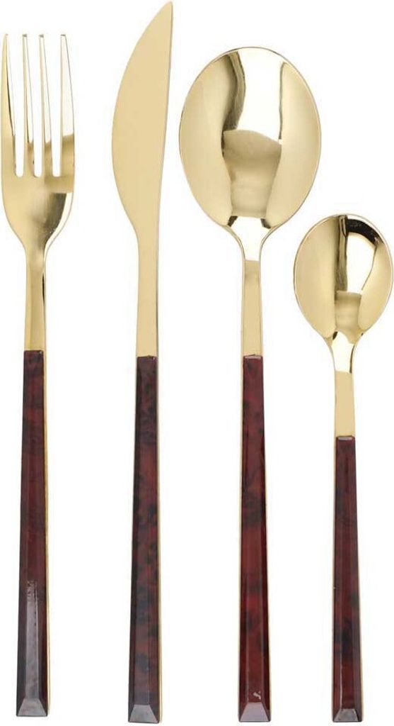 MIKASA MKTORT16PC Besteck-Set of Besteck, Edelstahl
