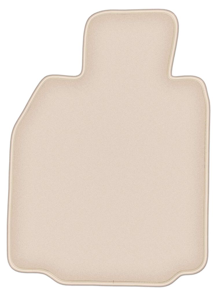 DURBAN Beige Velours-Fahrerfußmatte für Porsche 911 (typ 997) Cabrio, Coupé, Targa (2002-2012)