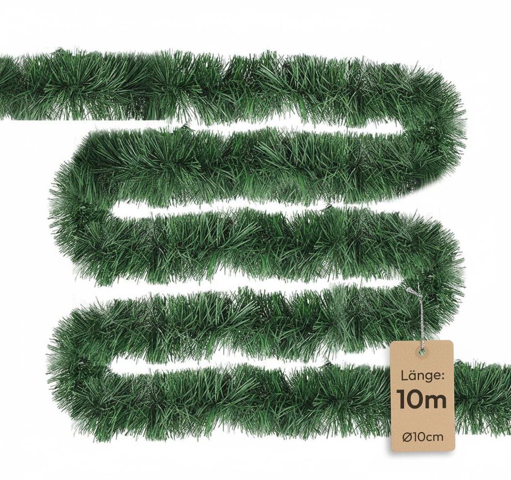 Meisterhome®  Ghirlanda di Natale Artificiale Ghirlanda di Immagine del prodotto 