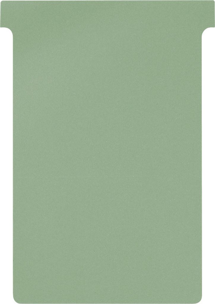 T-Karte, Größe XL, unbedruckt, für alle T-Card Systemtafeln, Größe: 123 x 173 mm, Einsteckbreite: 109 mm, Sichthöhe: 17 mm, Grün, Verpackung...