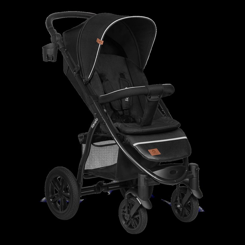 LIONELO Wózek sportowy Annet Tour Black Carbon Zdjęcie produktu 19