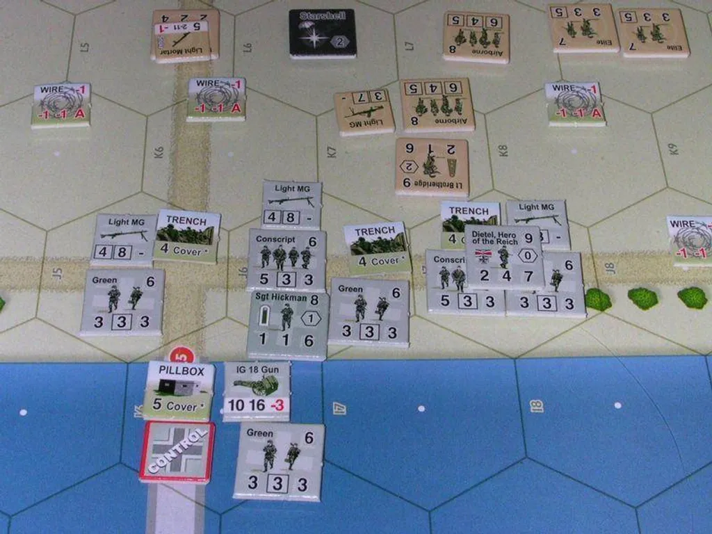 Jeu de Plateau Normandie BP #3 Commandant de Combat 2e Édition Révisée