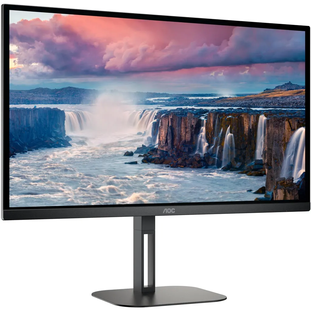 Dites Adieu à la Fatigue Visuelle avec l'Écran QHD AOC Q27V5N/BK 27"