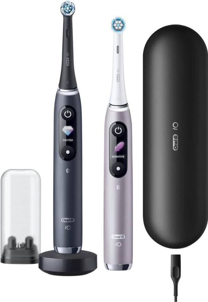 Braun Oral-B iO Series 9 Duo, zwarte onyx/rozenkwarts, Productafbeelding 